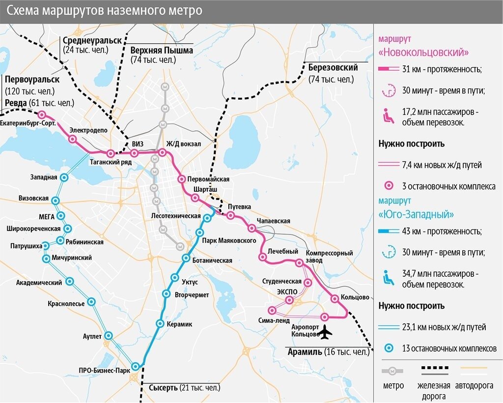 Схема наземного метро Первоуральск - Екатеринбург | новости Первоуральска |  Дзен