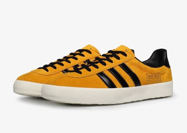 Adidas gazelle clearance trainers jamaica yellow/black