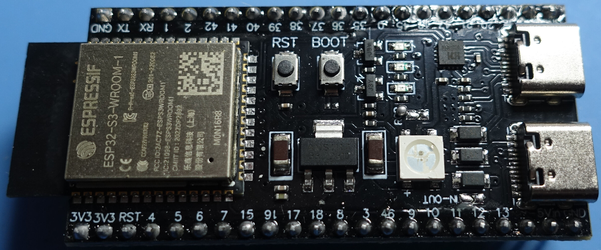 ESP32-S3-DevKitC-1/ESP32-S3-WROOM-1-N16R8 (YD-ESP32-23 2022-V1.3)