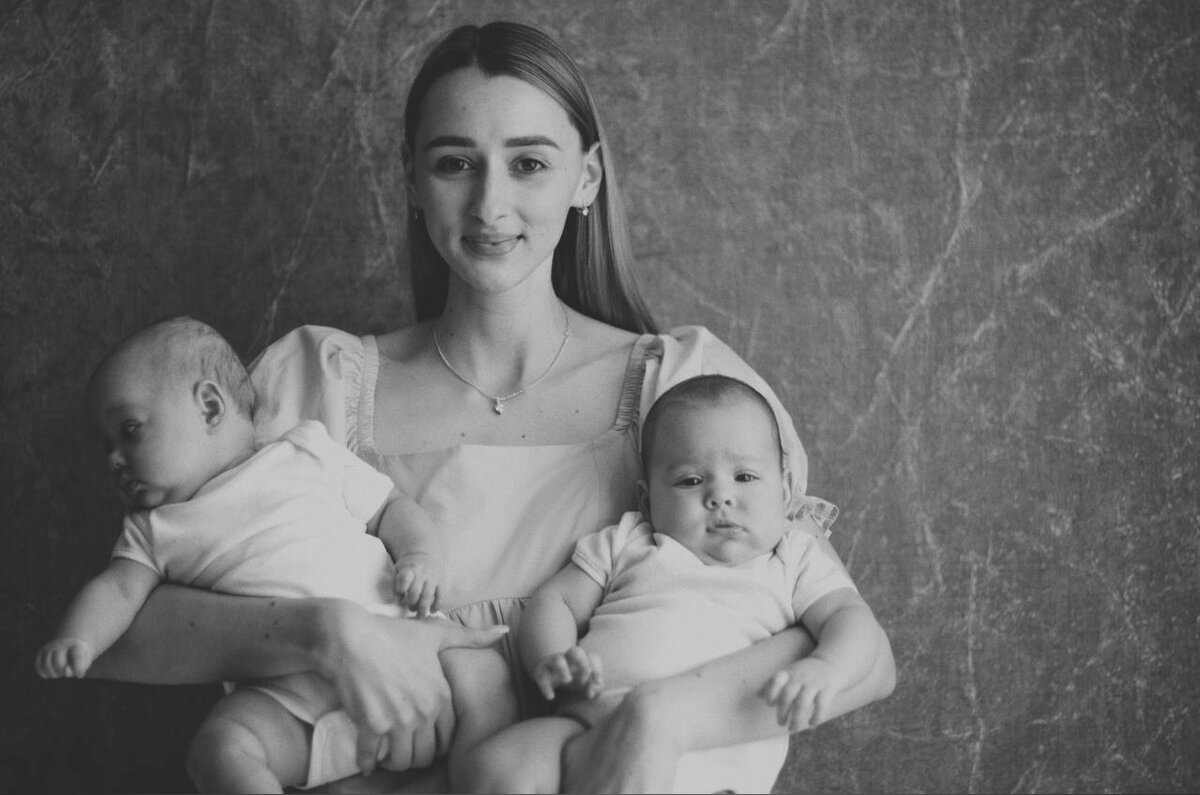 Наталья и дочки Аня и Лана