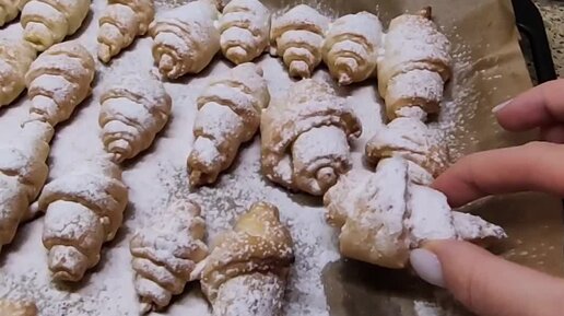 Рецепт Творожных Печенек-Рогаликов 🥐