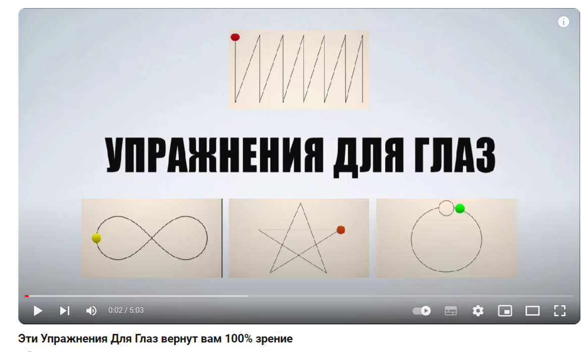 Гимнастика бейтса для восстановления зрения упражнения