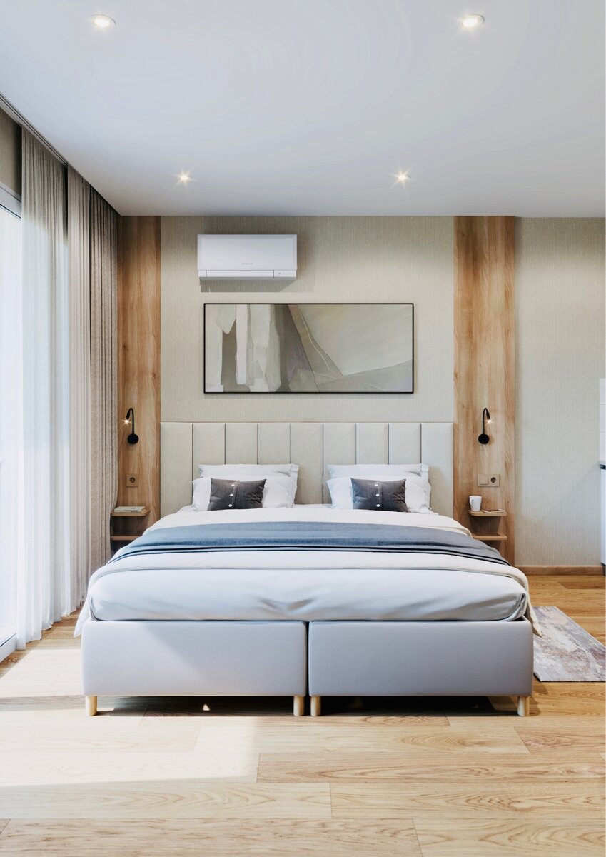 Двухместные апартаменты с дизайнерским ремонтом, мебелью и техникой 