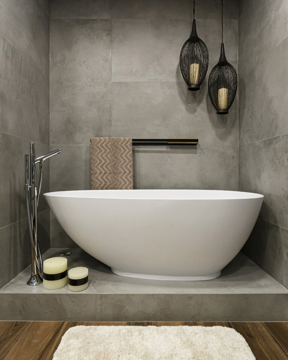 Ванная комната в интерьере ванной комнаты