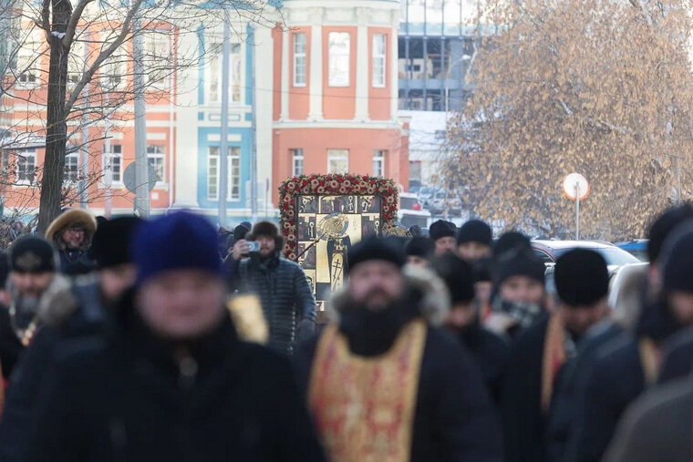    Верующие пройдут по городу с иконой святой Екатерины