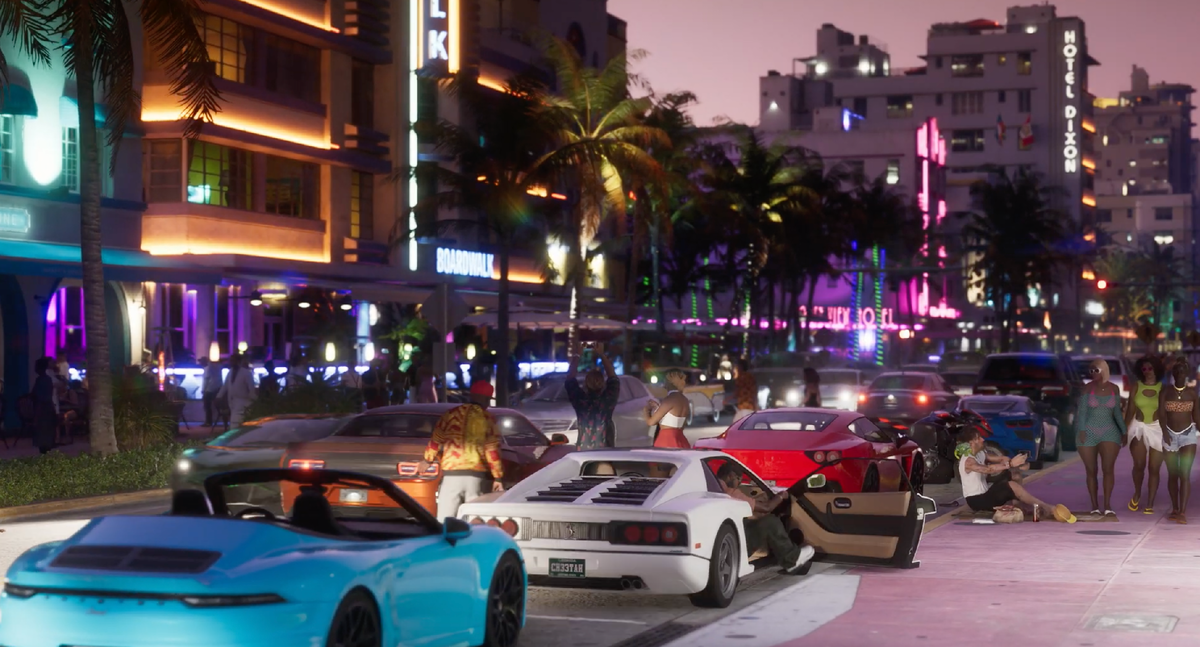 Скриншот с трейлера Grand Theft Auto VI 