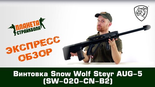 Обзор винтовки Snow Wolf Steyr AUG-5 (SW-020-CN-B2)