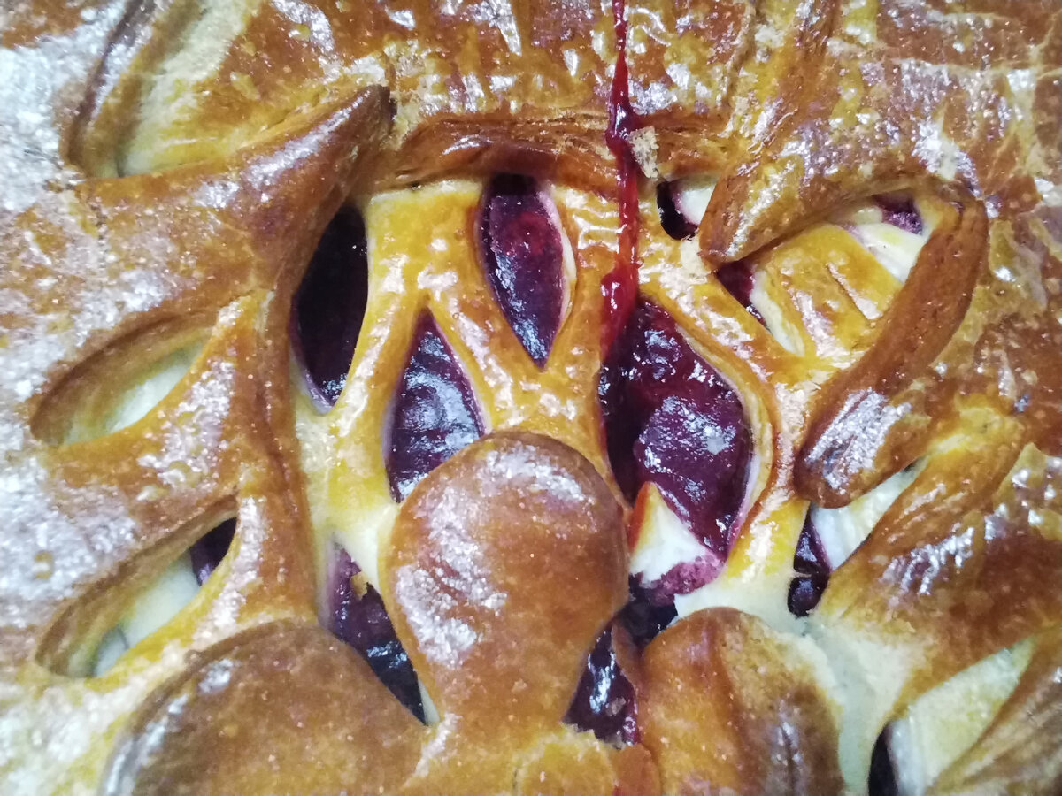 Акуловский пирог с вишней Каравай СВ