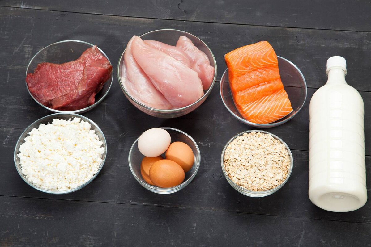 Продукты для набора мышечной массы