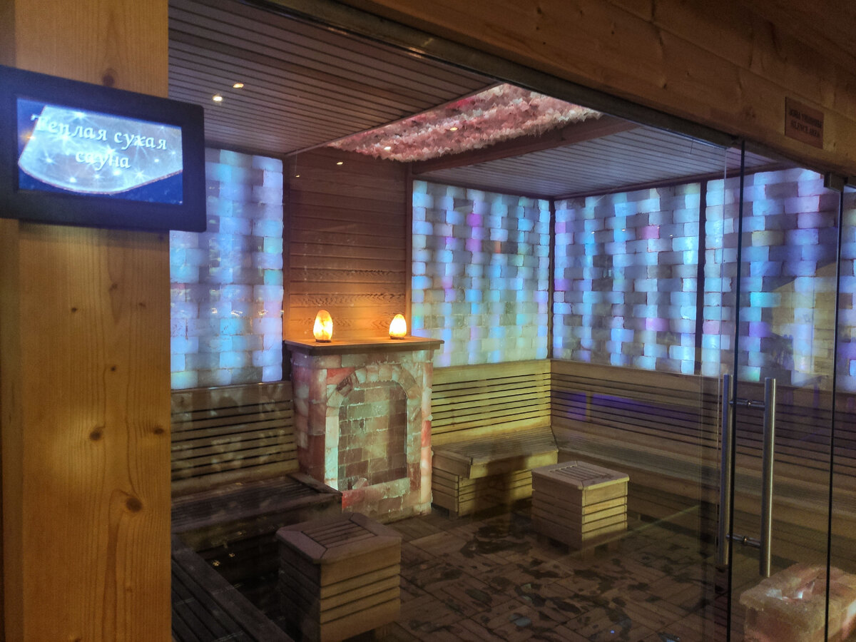 Очень красивая сауна.