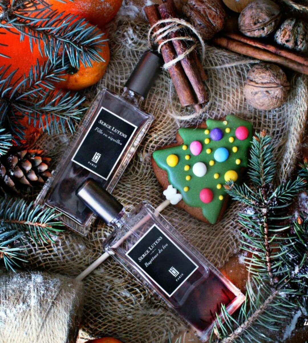 имбирный пряник, танжерин, древесные ноты, пудровые ноты, кастореум, османтус. 