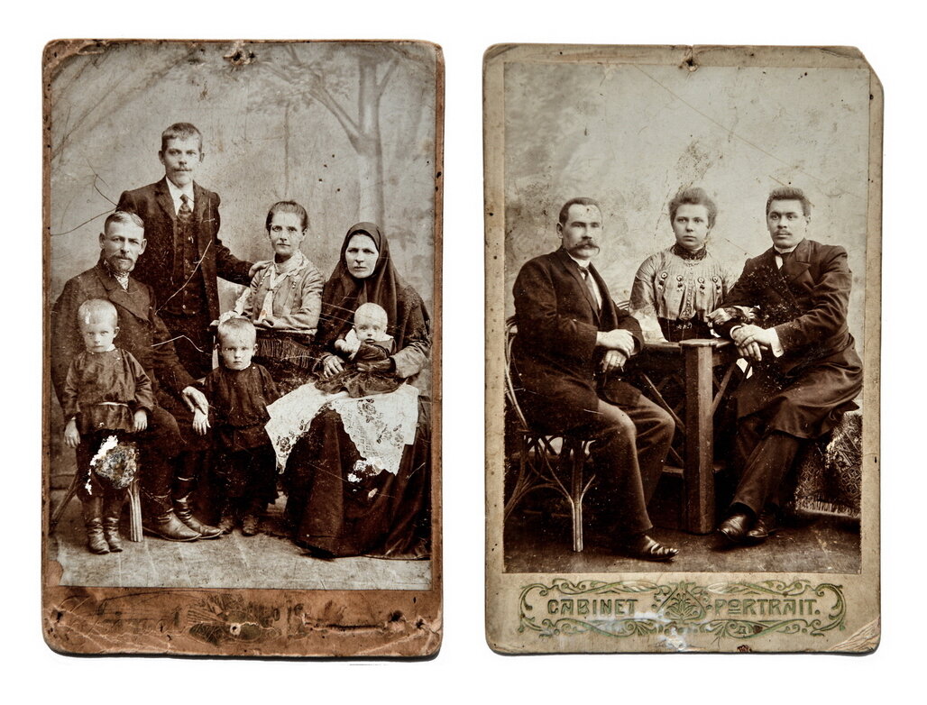Фотографии из семейного архива.  Семья Колупаевых и Пономаревых. г.Нолинск. Вятская губерния. Фотограф Н.М. Стрижев.