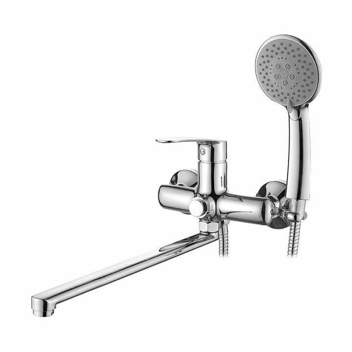 Ledeme H72 L2372 хром с длинным изливом 40 см