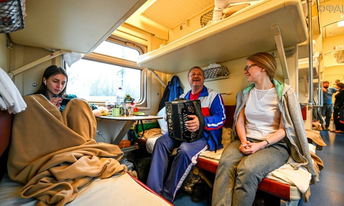 засветы в поезде 