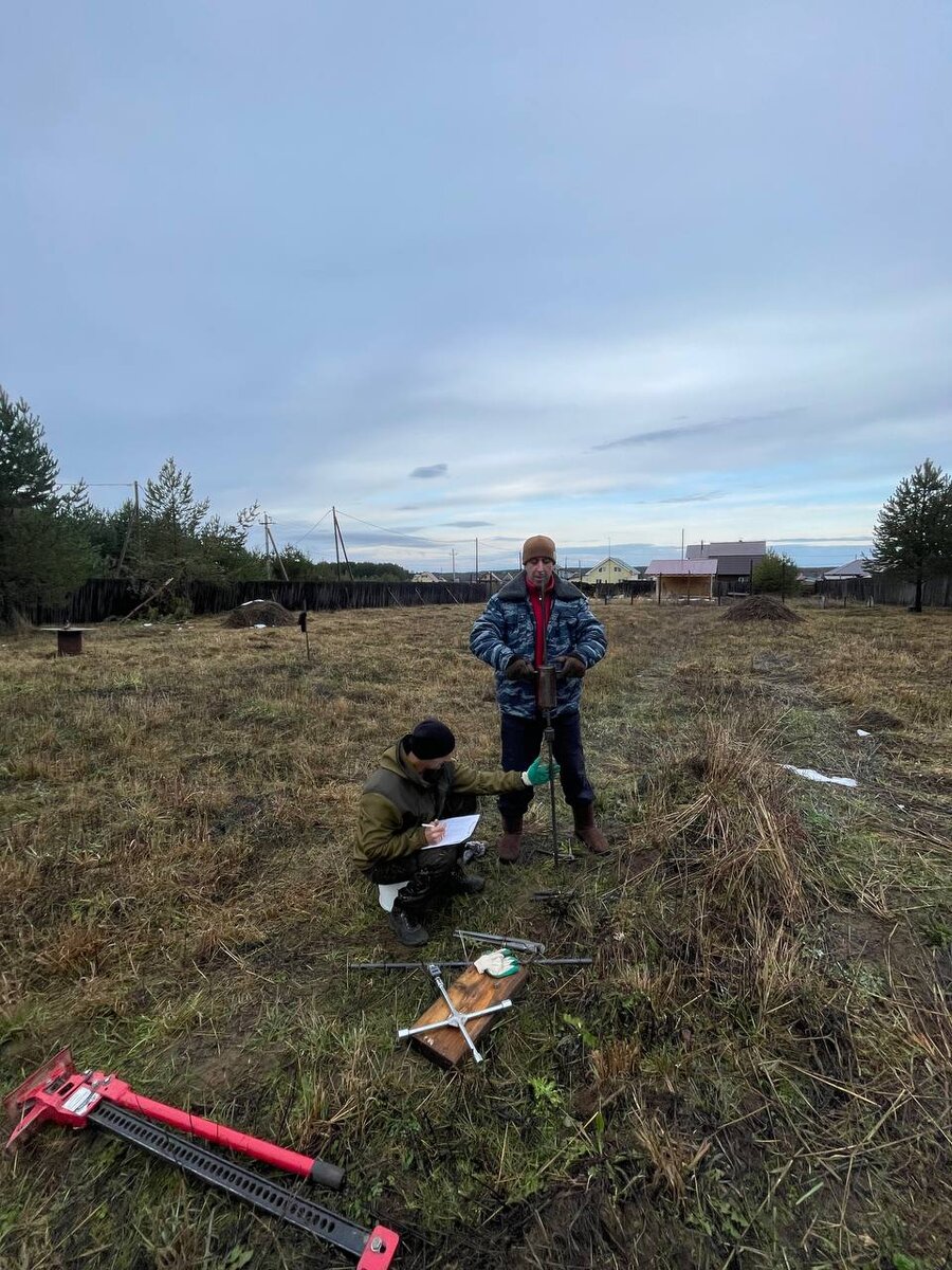 Геологические изыскания перед началом строительства в Соликамске