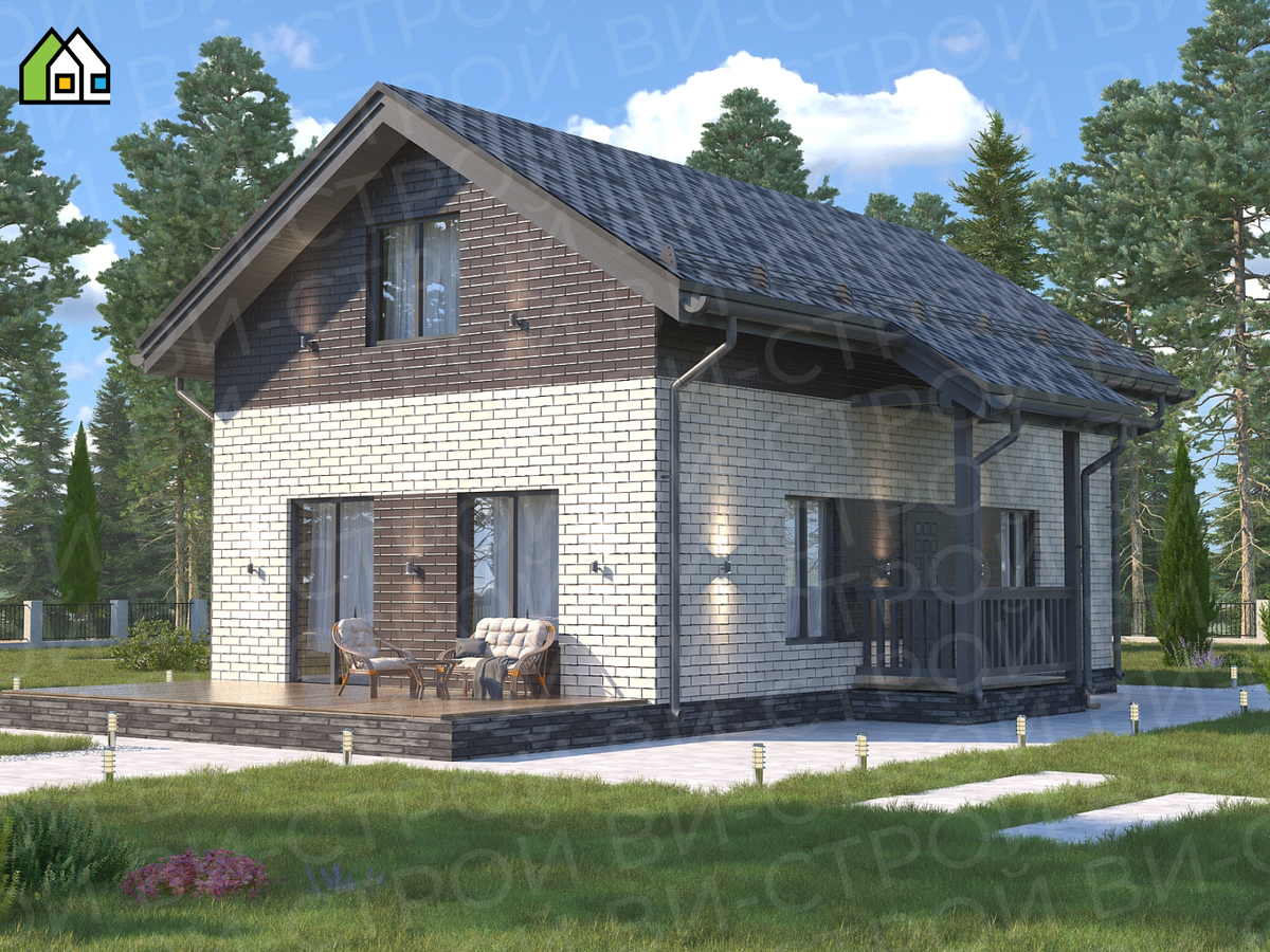 Один из самых популярных готовых проектов СК "ВИ-СТРОЙ" - "КД-Орион"