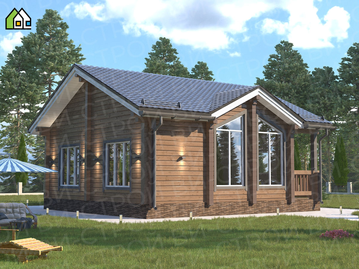 Проект дома от СК "ВИ-СТРОЙ" - "Кармелита"