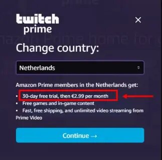 Аккаунты Amazon Prime Gaming (Twitch Prime)