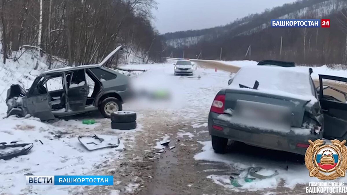    Появились подробности смертельной аварии в Башкирии, где погибли два человека