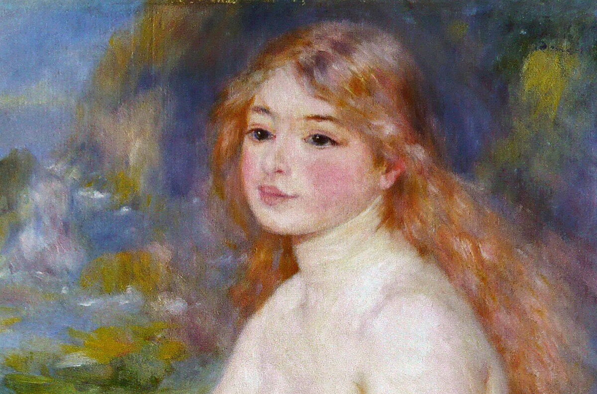 "Купальщица", худ. П. О. Ренуар, модель Алина Шариго