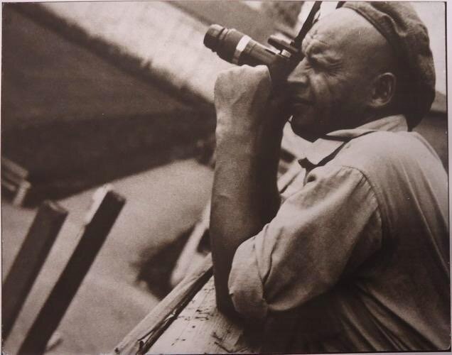 Анатолий Скурихин. Александр Родченко на строительстве Беломорканала. 1933