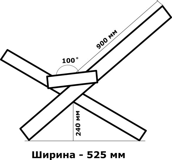 Складное кресло из брусков своими руками чертежи и размеры