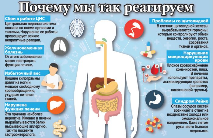 Какой орган у человека не мерзнет. Аллергическая реакция на холод у ребенка. Проявления аллергической реакции на холод.