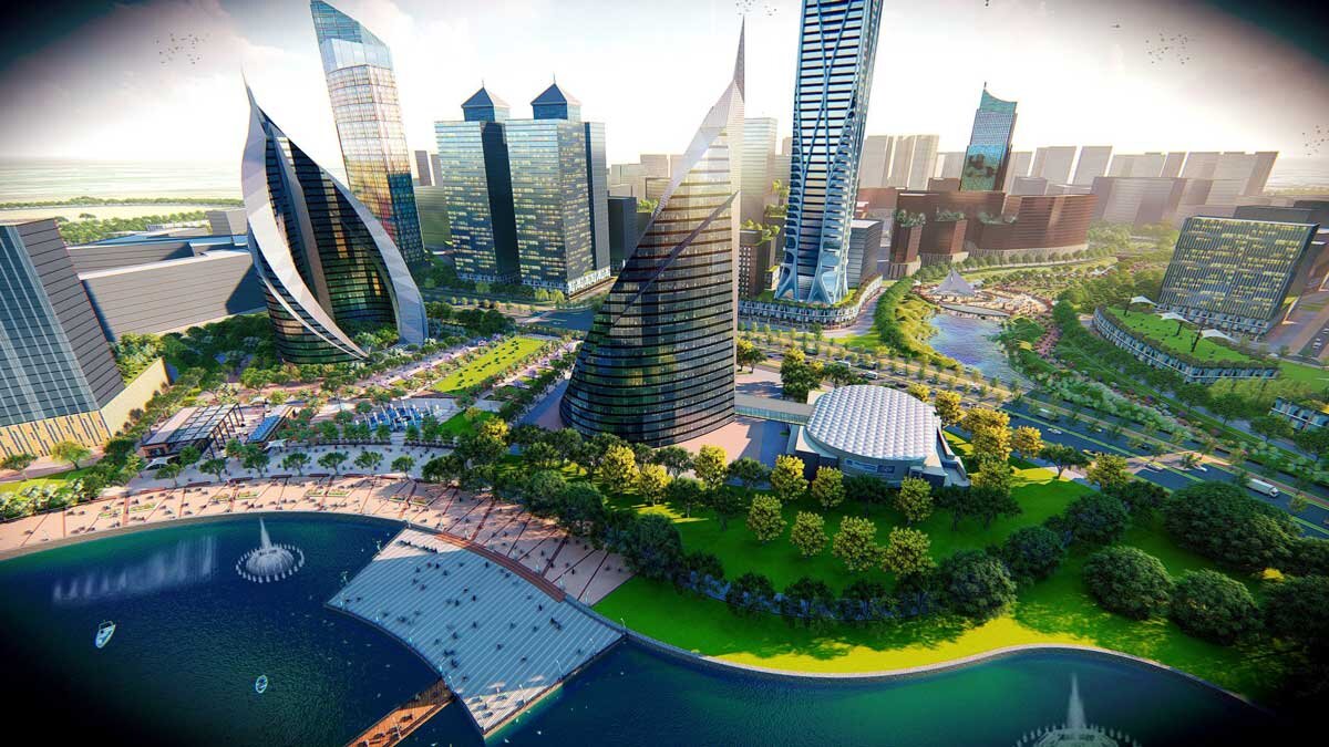 Гургаон, один из городов Индии с развитым IT-сектором.