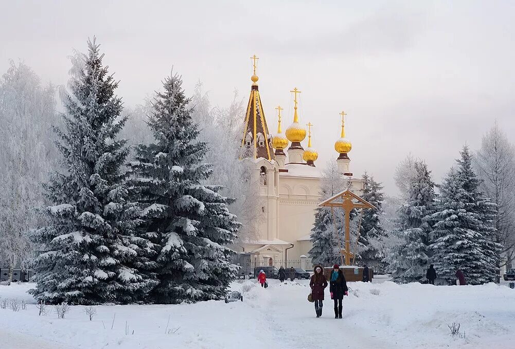 Федоровский монастырь в Переславле Залесском зимой