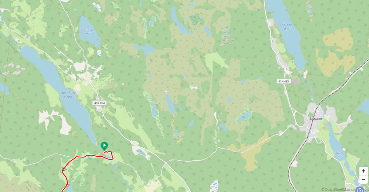 Место стоянки (61.053290, 29.306223)