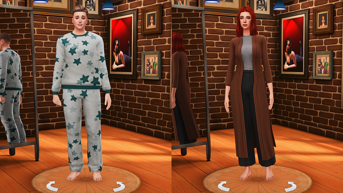 Новые пижамы и наряд в полный рост