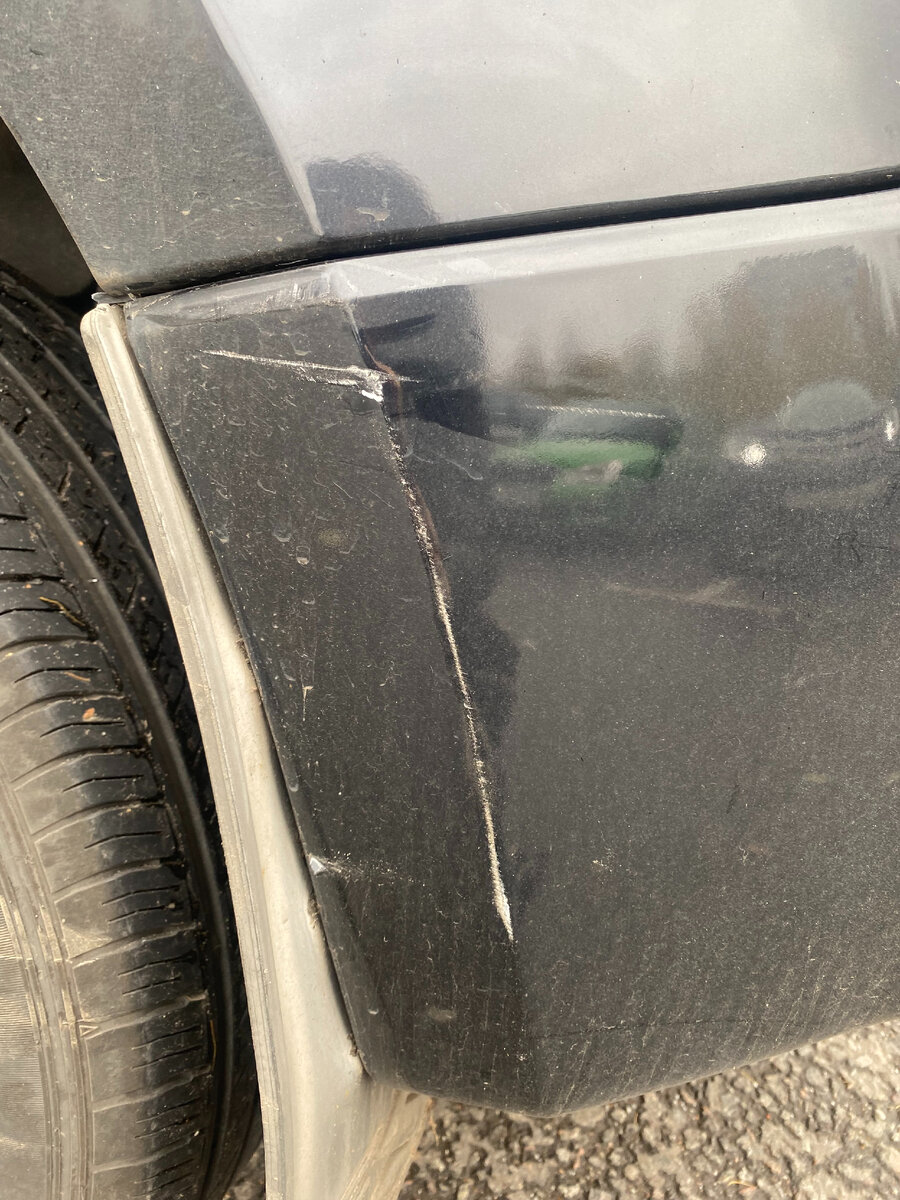 Фотофиксация повреждения(личный архив)