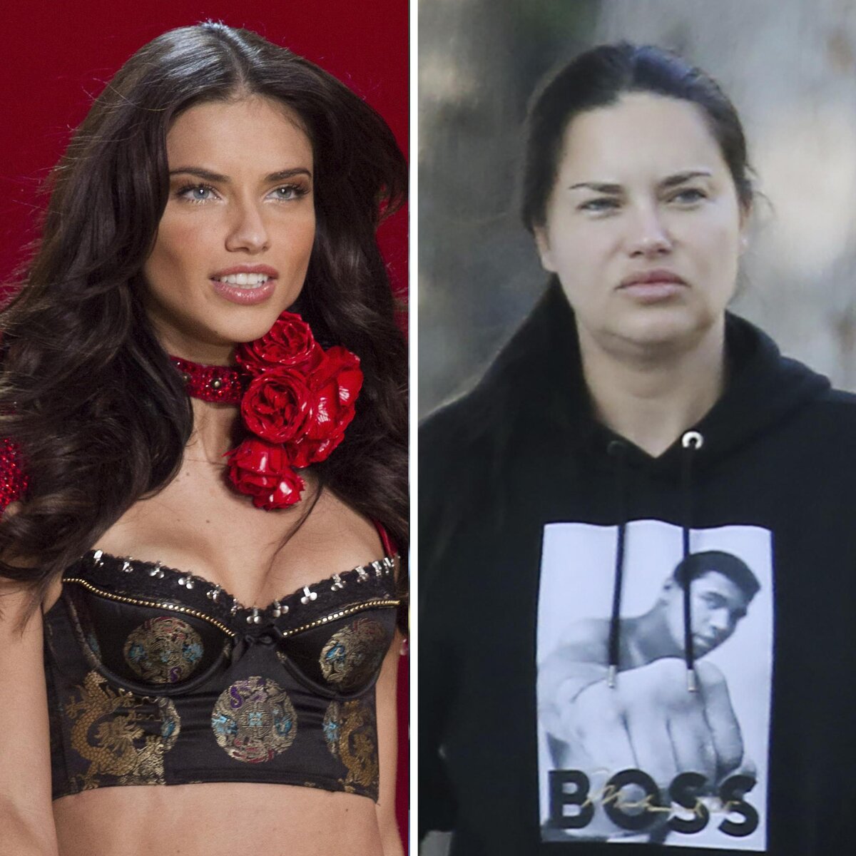Adriana lima famous photo