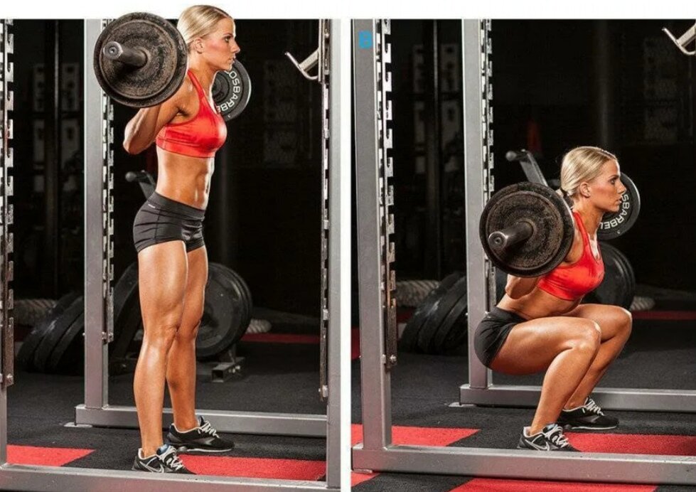 Приседания со штангой как основное упражнение