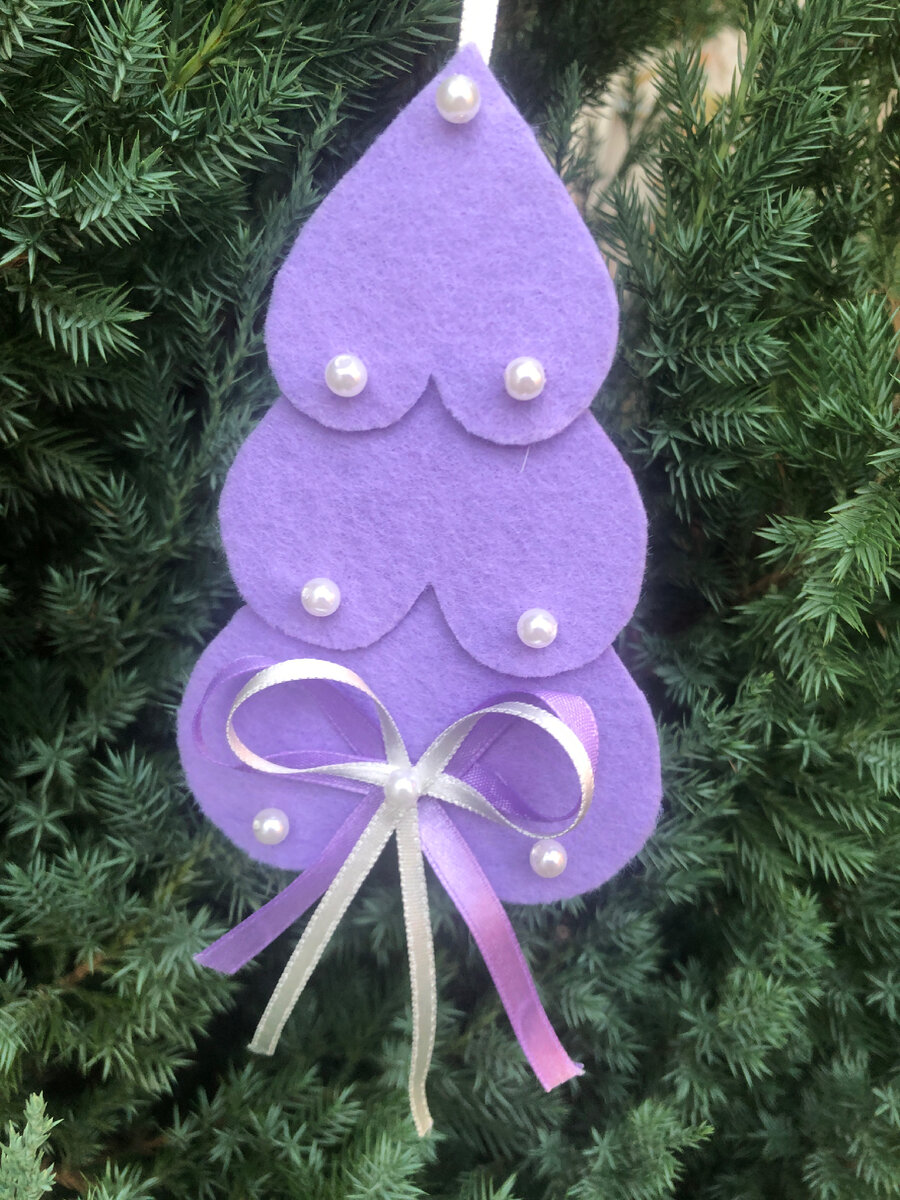 игрушка из фетра, фото из моего архива.