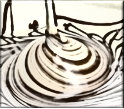 "Полосатый" кейк-попс