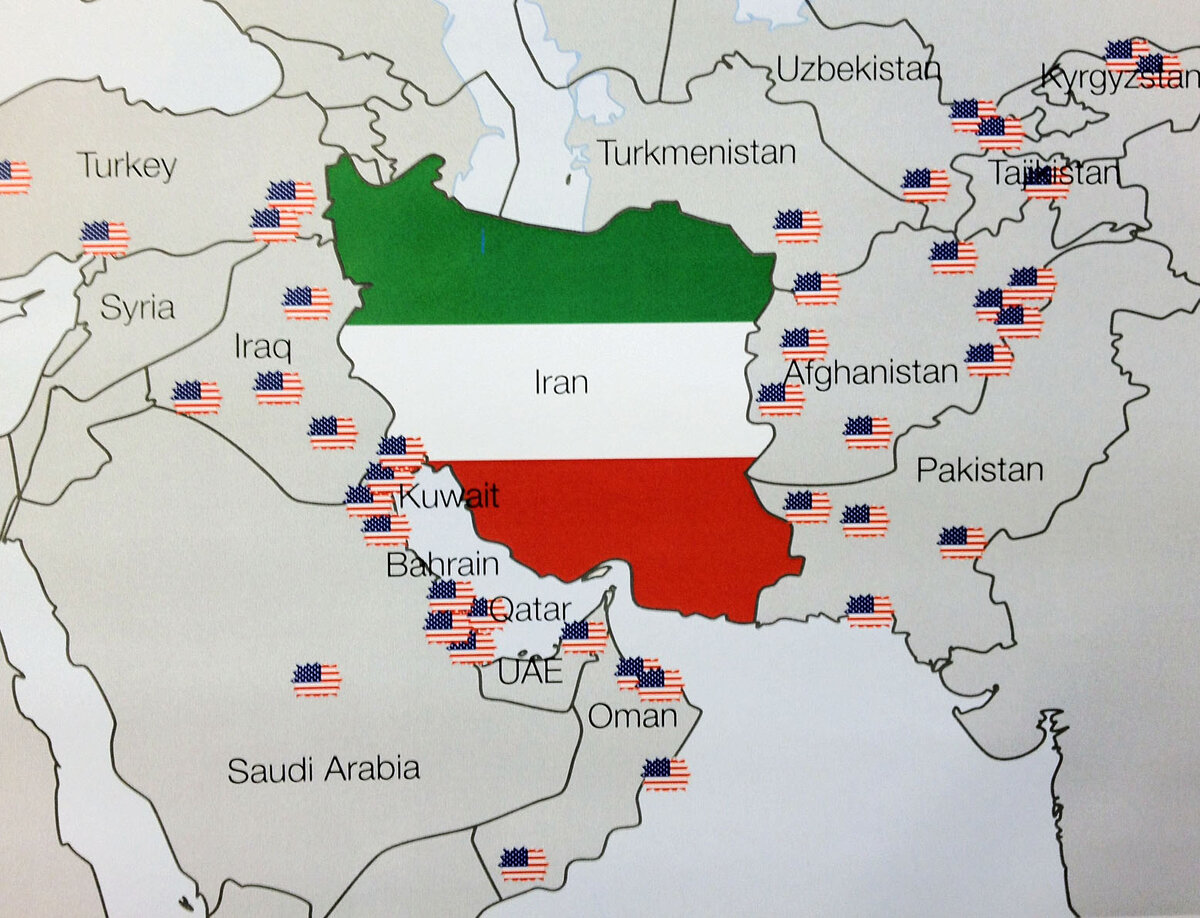 базы США вокруг Ирана