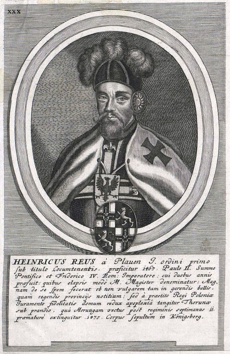 Генрих Ройсс фон Плауэн,  гравюра Кристофа Харткноха