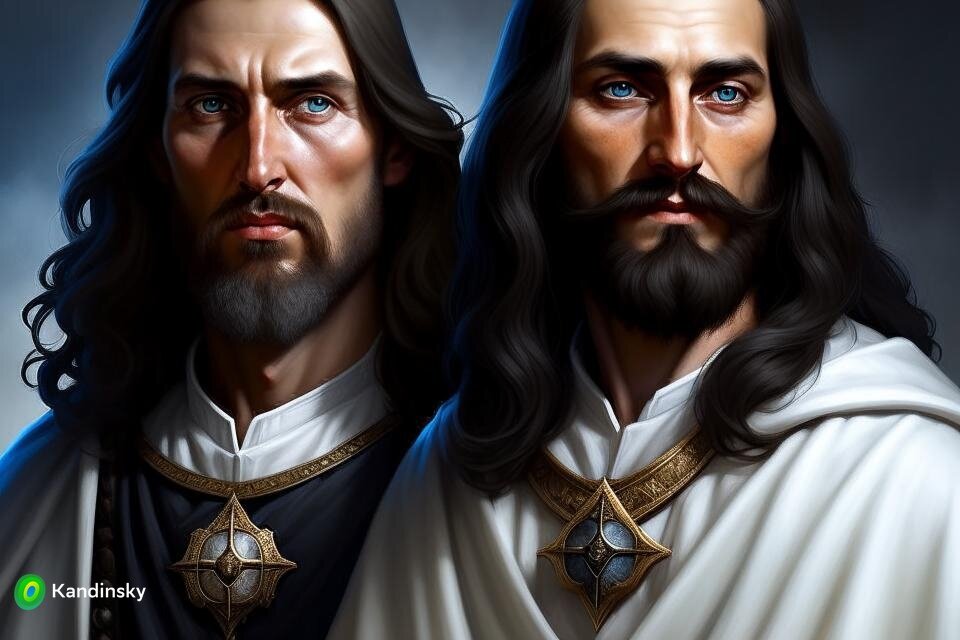 Два Генриха работы нейросети. Дядя - справа, племянник- слева. 