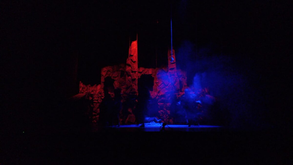 Фото одной из сцен в постановке "Баян Сулу и Козы Корпеш" - сделано автором данной статьи