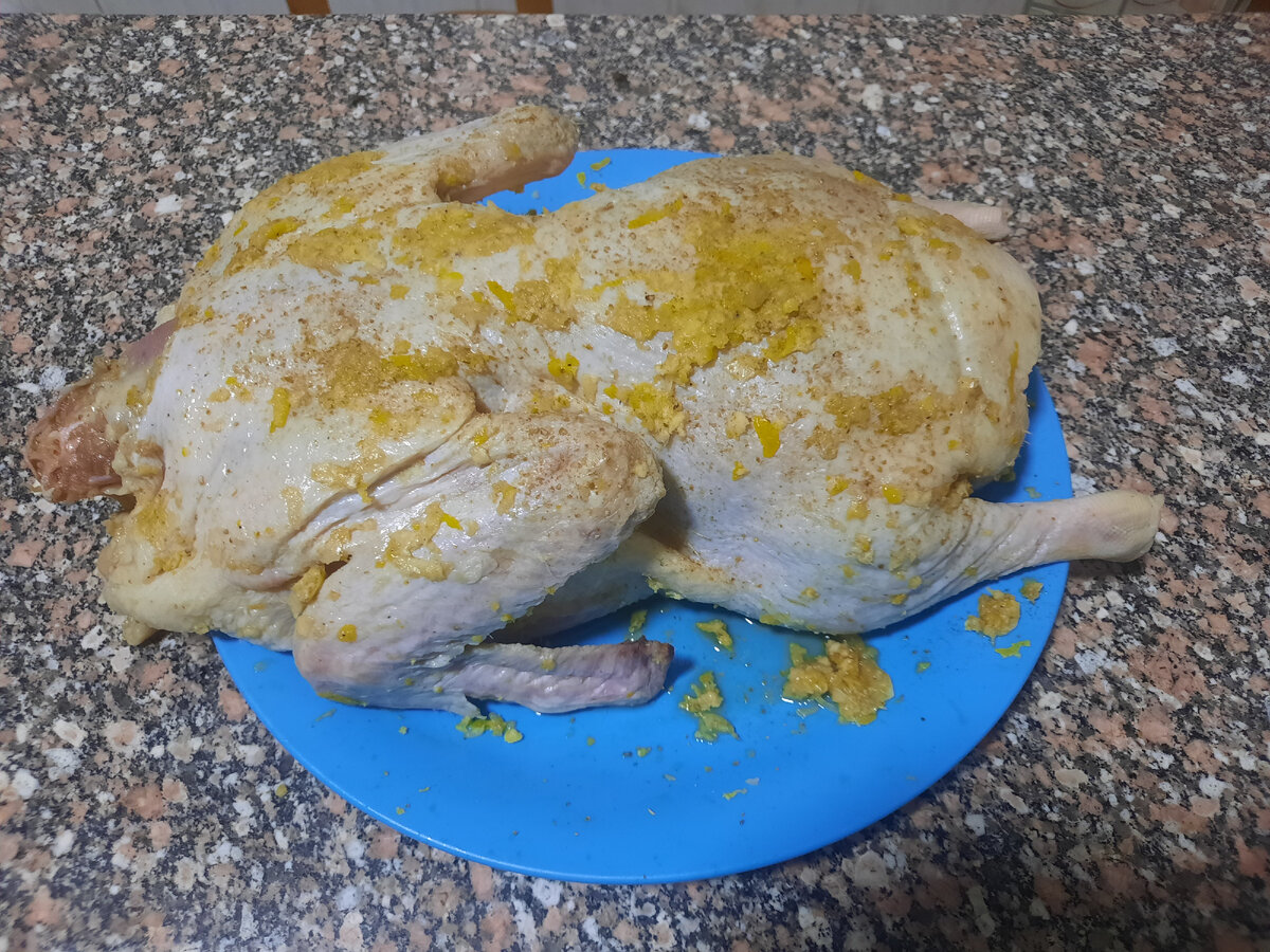 Натерла утку цедрой с чесноком и перцами - все как по рецепту