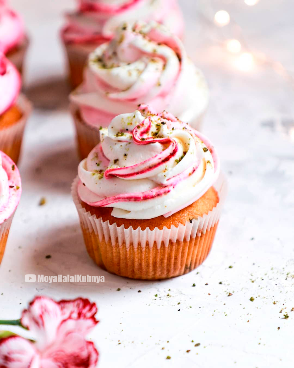 Ванильные кексы с кремом