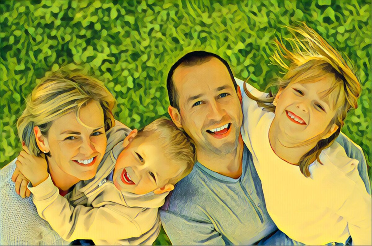 Таня, Ванечка, Артём и Даша