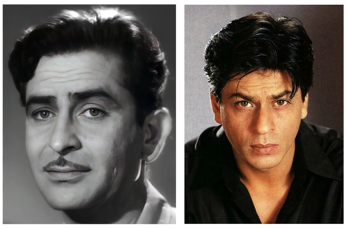 Радж Капур и Шарукх Кхан 