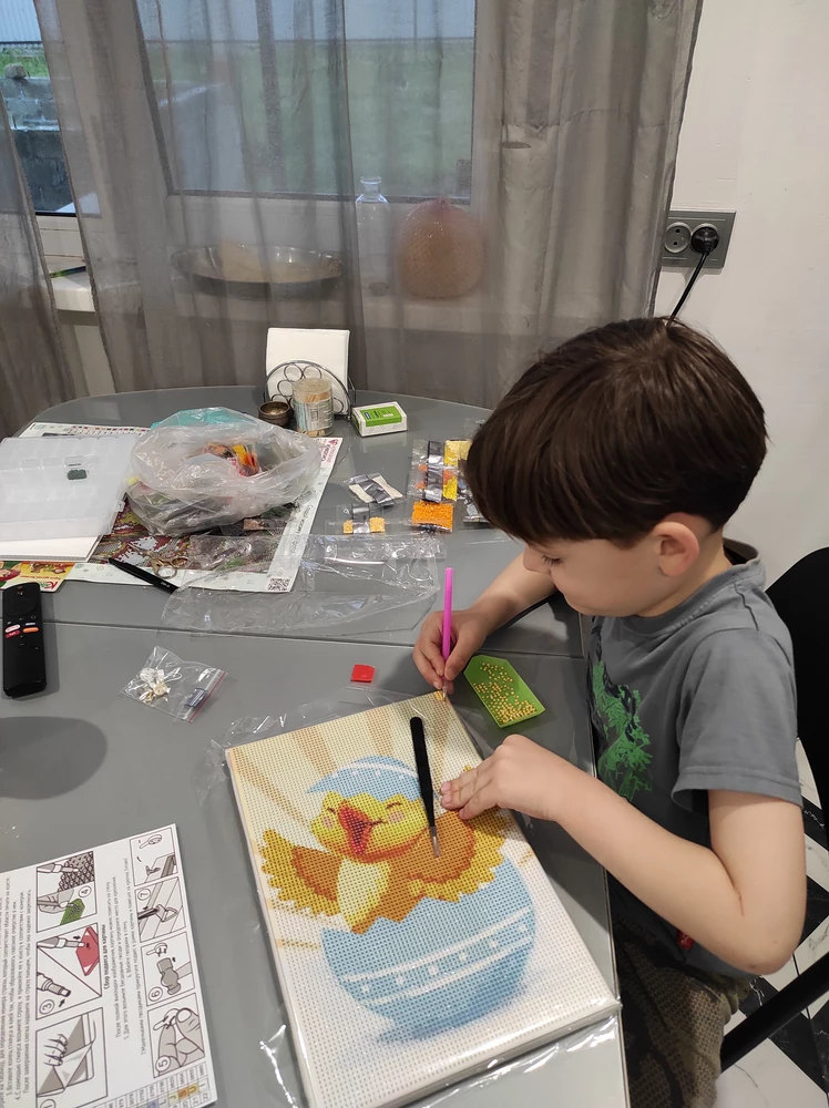 Фото-отчет покупателя, Diamond way, алмазная мозаика, 20х30