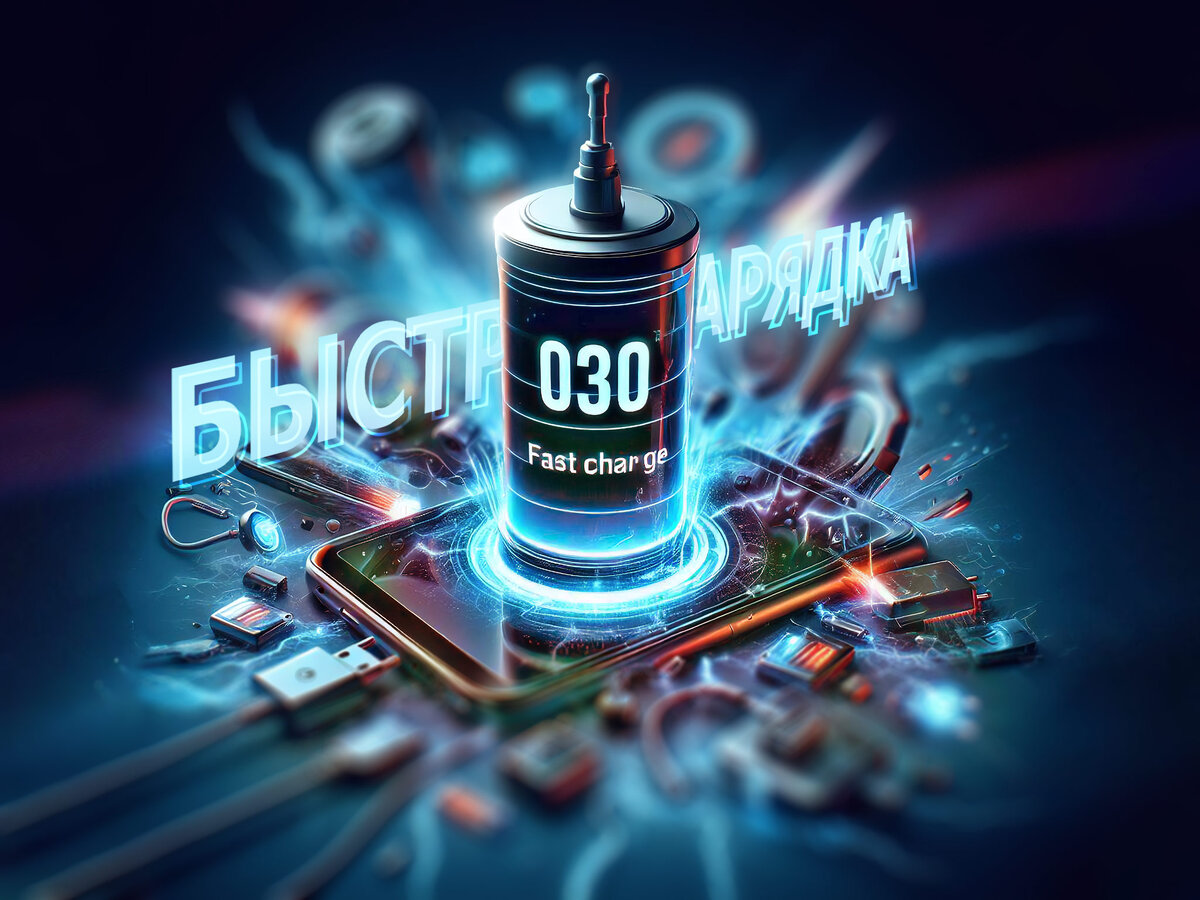 Быстрая зарядка: аккумуляторы, зарядные устройства, мифы о быстрой зарядке, реальность в вопросах и ответах [изображение сгенерировано в Dall-e и отредактировано].