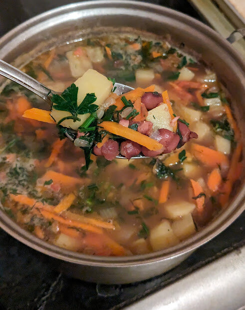 Суп с индейкой и фасолью
