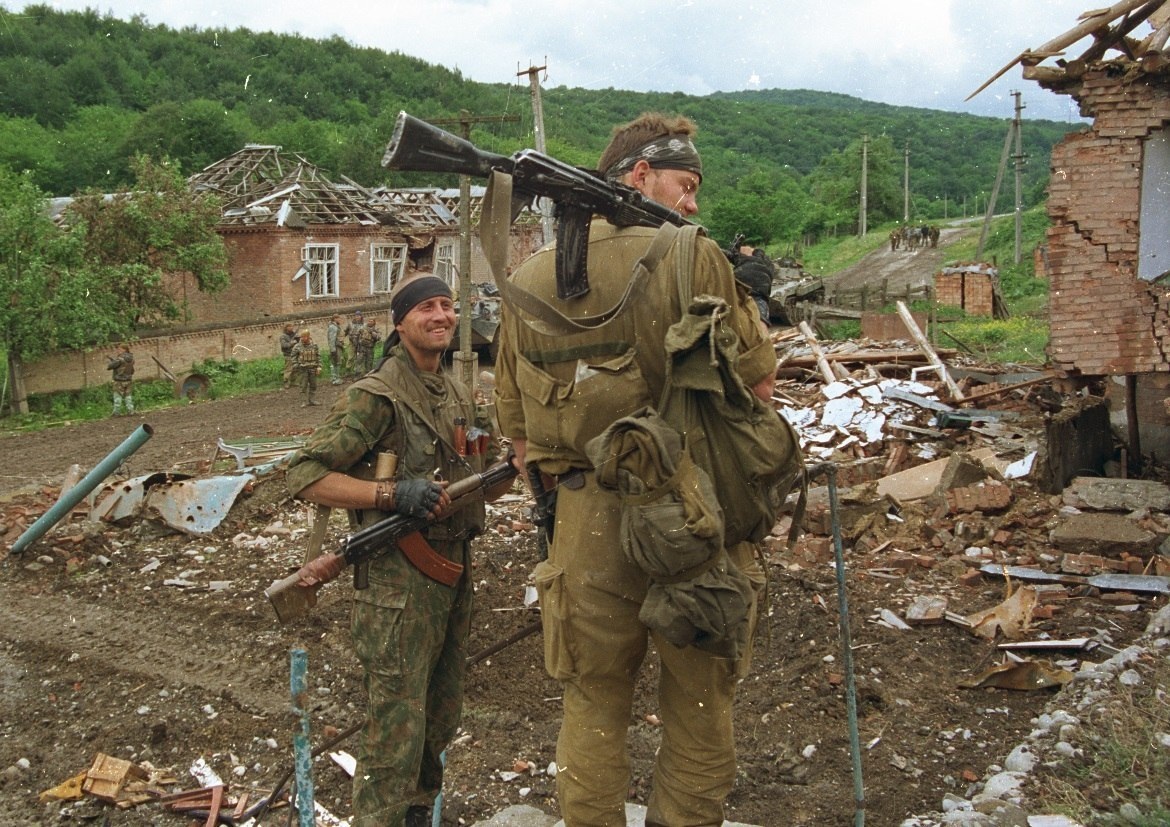 Боевые действия роты. Битва за Бамут 1995.