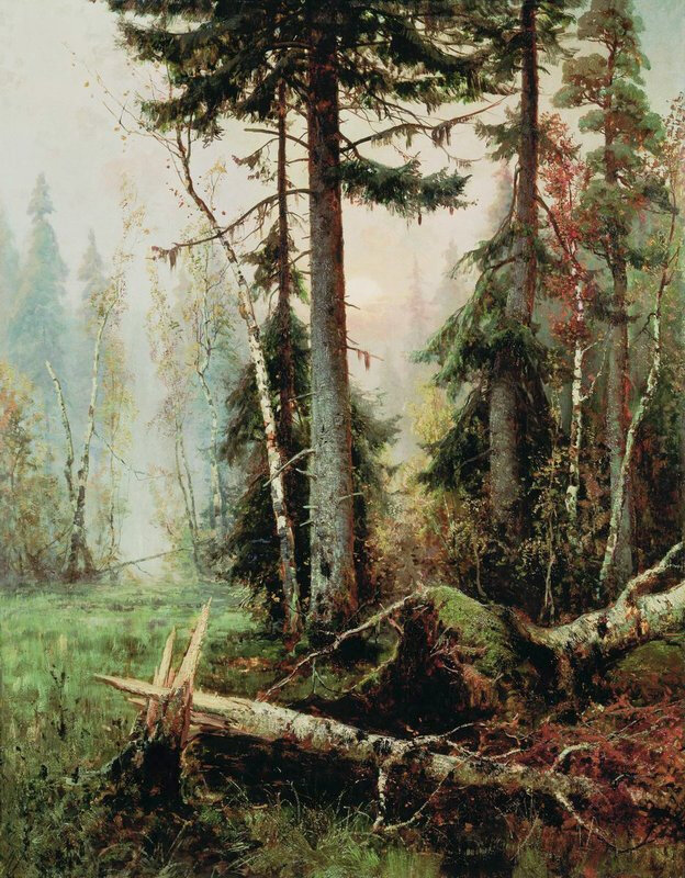 "Дебри", Ю.Ю. Клевер, 1895. Владимиpо-Суздальский музей-заповедник.