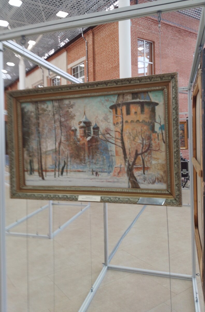 И это неплохой повод для открытия интересной выставки в Атриуме музейно-выставочного комплекса.  5/12/2023. Отличная, морозная погода, и  такая вот красота вокруг.-27